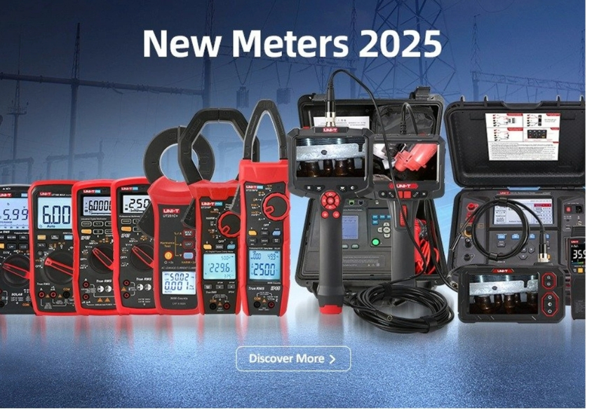 Uni-T digital multimeter and clamp meter for electrical measurements