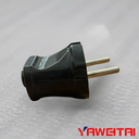 YAWEITAI European plug 4.0mm plug pin ABS Shel, ABS anti-fire core,16A 250V YW-7327