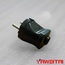 YAWEITAI European plug 4.0mm plug pin ABS Shel, ABS anti-fire core,16A 250V YW-7327