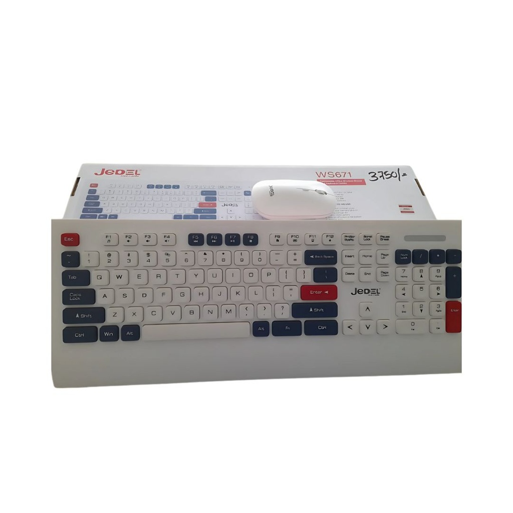 JEDEL Wireless keyboard and Mouse Combo Model No: WS671