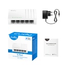 Cudy 5-Port 10/100Mbps Desktop Switch, Model: FS105D