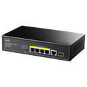 Cudy 5-Port Gigabit PoE+ Switch with 1 SFP Slot, Model: GS1005PTS1