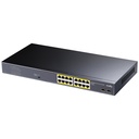 Cudy 16-Port Gigabit PoE+ Switch with 2 Gigabit SFP Ports, Model: GS1020PS2