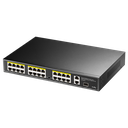 Cudy 24-Port 10/100M PoE+ Switch with 2 Gigabit Uplink Ports and 1 SFP Slot, Model: FS1026PS1