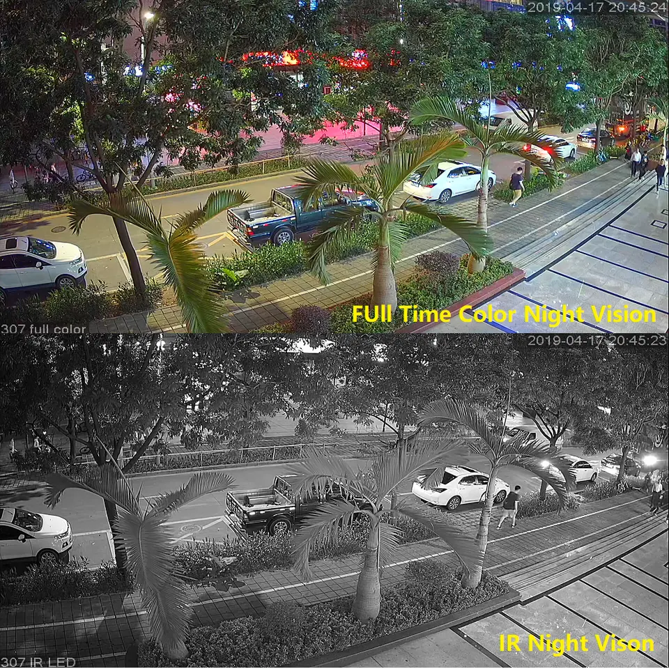 Color VU 8MP Color IP Bullet Camera With audio