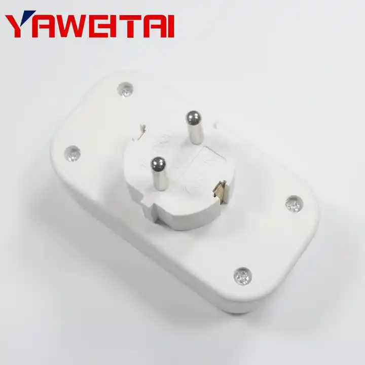 YAWEITAI "blister with card PP shell, Cupper conductor 16A 250V，with children protection" YW-7382N