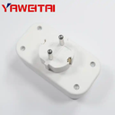 YAWEITAI "blister with card PP shell, Cupper conductor 16A 250V，with children protection" YW-7382N