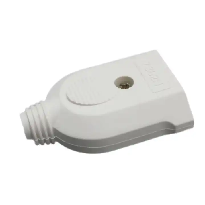 YAWEITAI "European 2 pin socket ABS, copper contactor, Ivory,10A 250V~" YW-7362