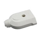 YAWEITAI "European 2 pin socket ABS, copper contactor, Ivory,10A 250V~" YW-7362