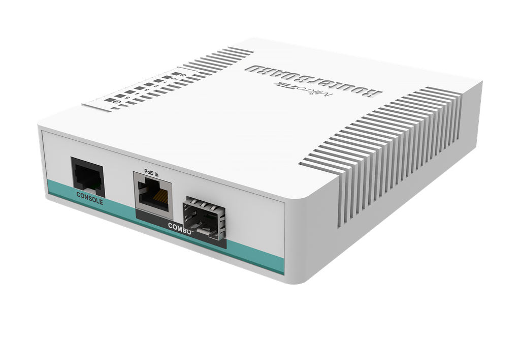 MIKROTIK CLOUD ROUTER 1 GIGABIT ETHERNET / SFP COMBO PORT AND FIVE 1.25 GBPS SFP SWITCH CRS106-1C -5S