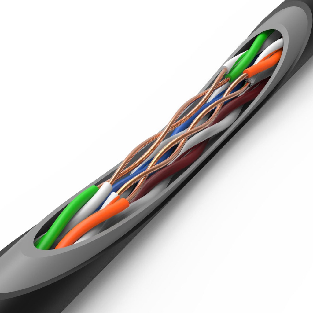 AD-Link Network UTP Cable Double Jacket Cat5e Outdoor Roll 305M