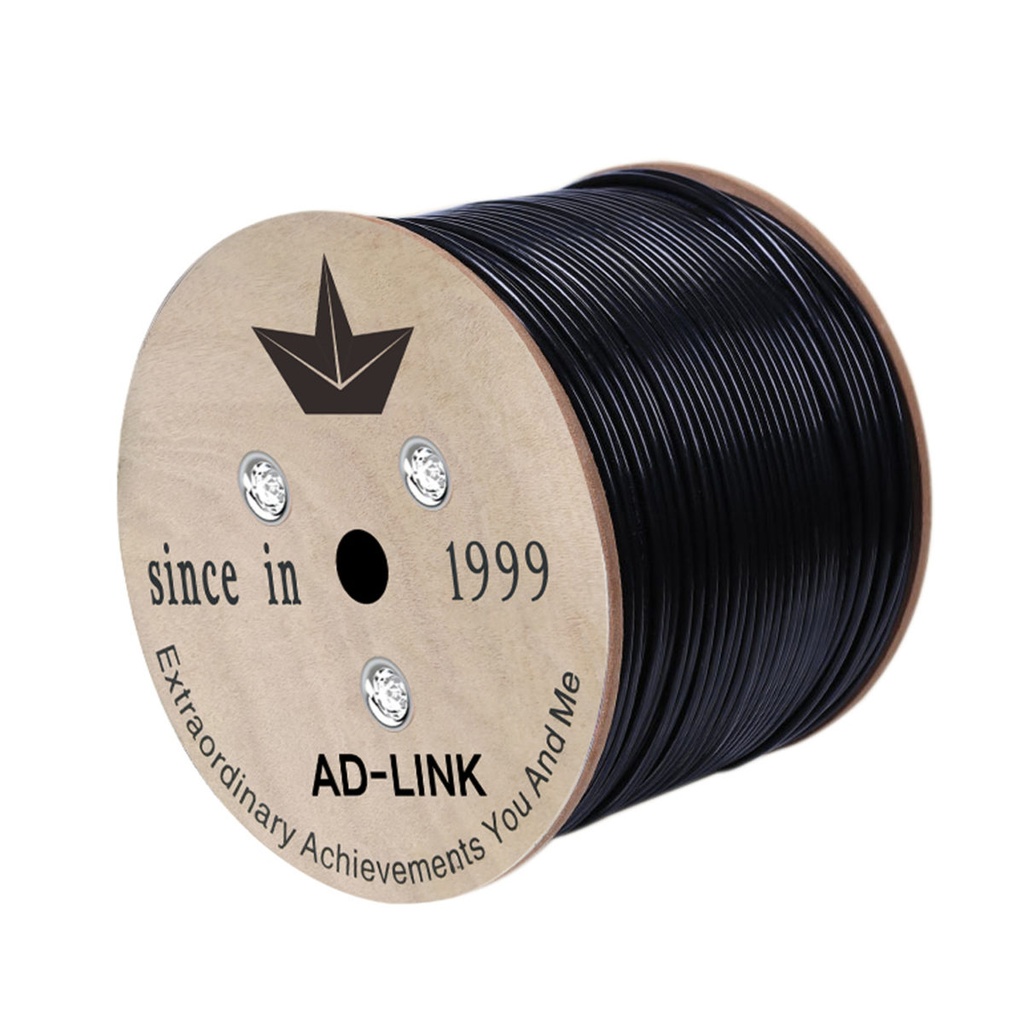 AD-Link Network UTP Cable Double Jacket Cat5e Outdoor Roll 305M