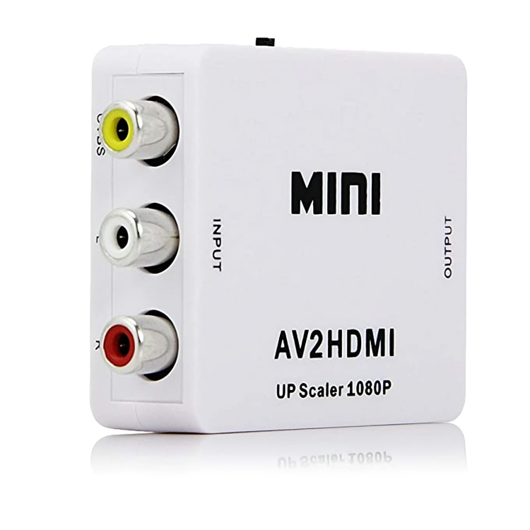 HD Video Converter Mini AV to HDMI UP Scaler 1080P