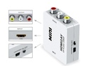HD Video Converter Mini HDMI to AV UP Scaler 1080P