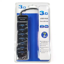 3.0 USB HUB 7 ports Cable 30CM (Blue Case)
