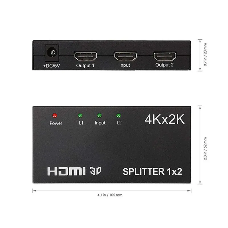 HDTV 1080P 3D SPLITTER VER 1.4 1X2