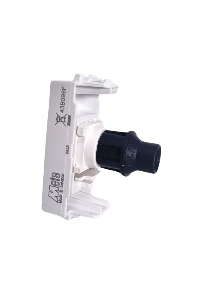 TV/SAT direct coaxial socket female connector White - 1 Module - 43B096F