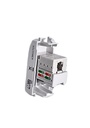 RJ45 Socket CAT6 White - 1 Module - 43B027C6