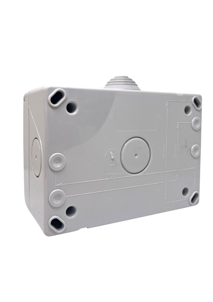 Enclosure RAL7035 IP55 - 3 Modules - 43ST03