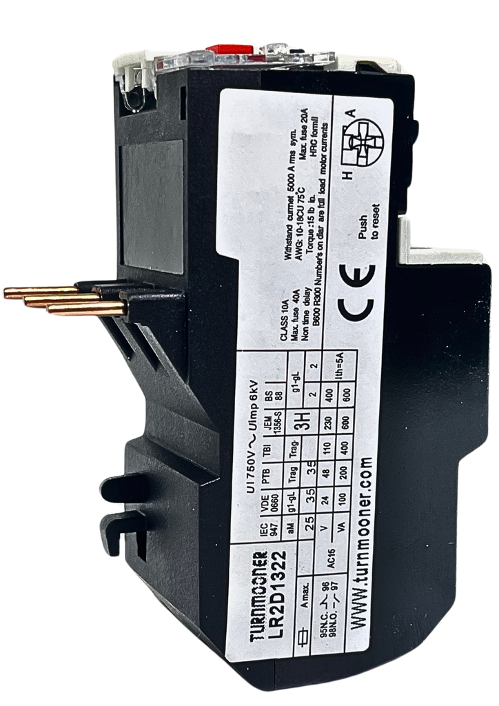 Turnmooner Thermal Relay LR2D1322 Thermal Relay 17A-25A
