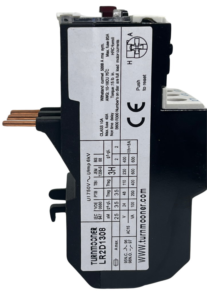 Turnmooner Thermal Relay LR2D1308 Thermal Relay 2.5A-4A