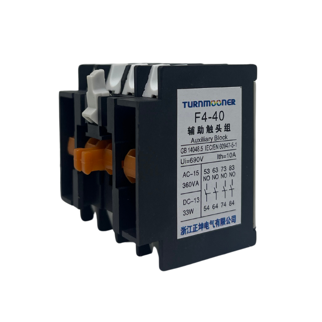 Turnmooner Auxiliary block F4-40 LA1DN40-4NO
