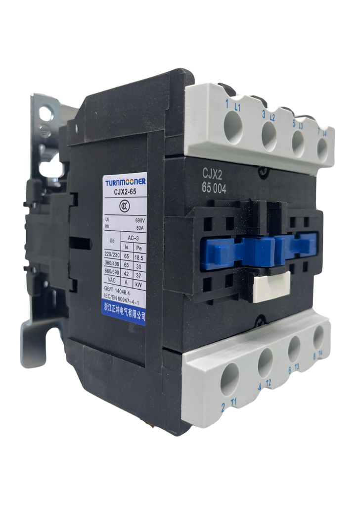 Turnmooner Contactor 4 poles (3 Poles+N) CJX2-65004 CNT0123 LC1D65004(65A-80A) 220V
