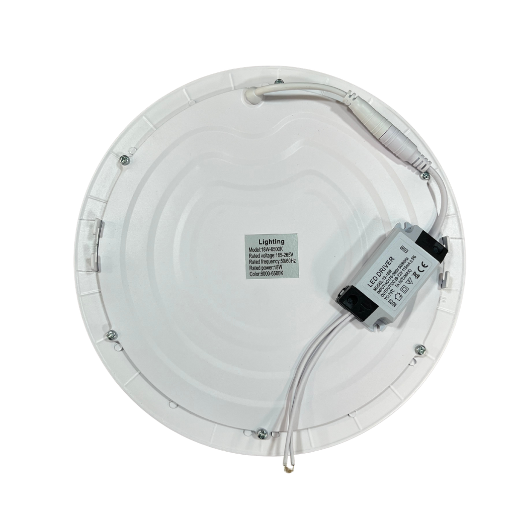 Spot LED Panel Light 18W White 205*205mm (Round-Recessed)
