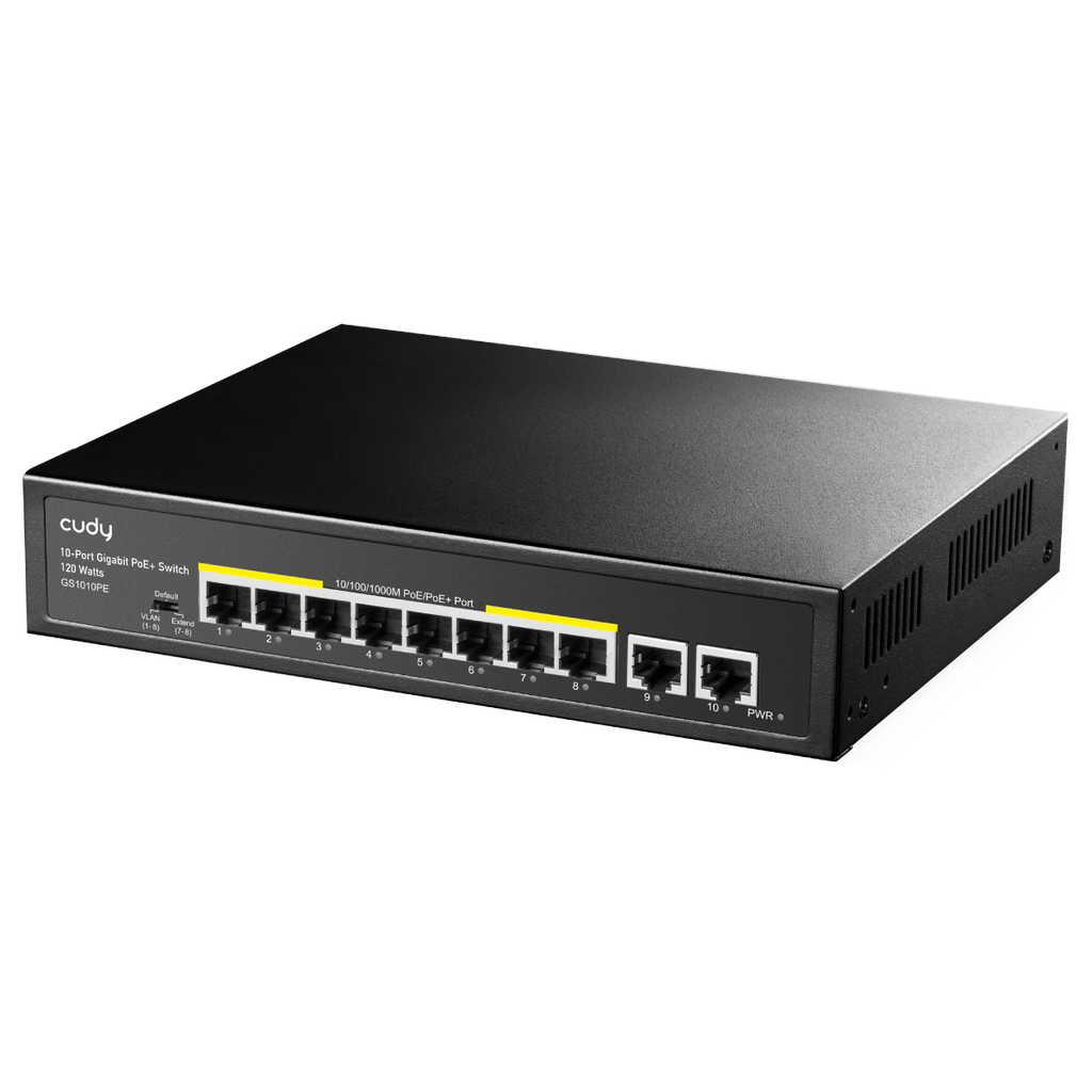 Cudy 10-Port Gigabit PoE+ Switch, GS1010PE
