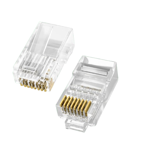 Velly Good RJ45 Through hole CAT.6 Connector 1Bag 100Pcs