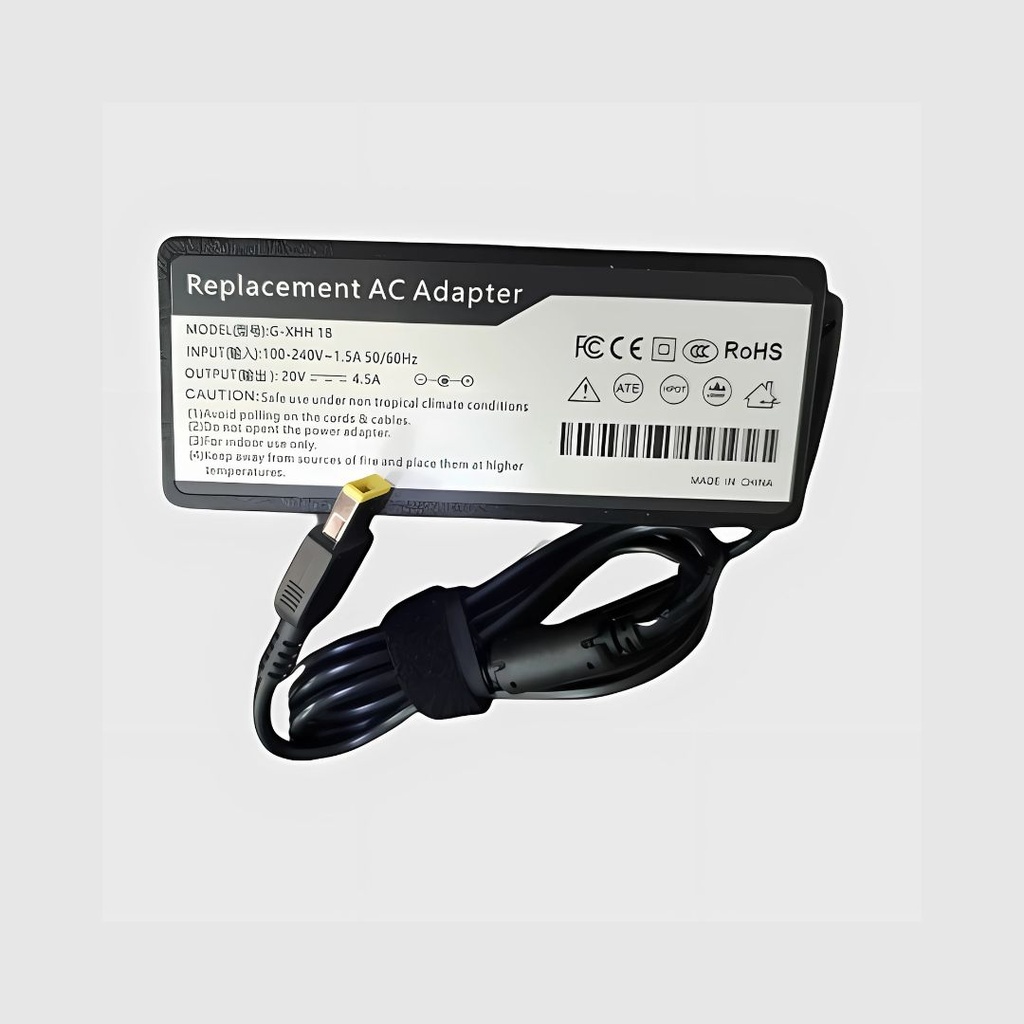 Lenovo Charger 20V 4.5A USB PIN