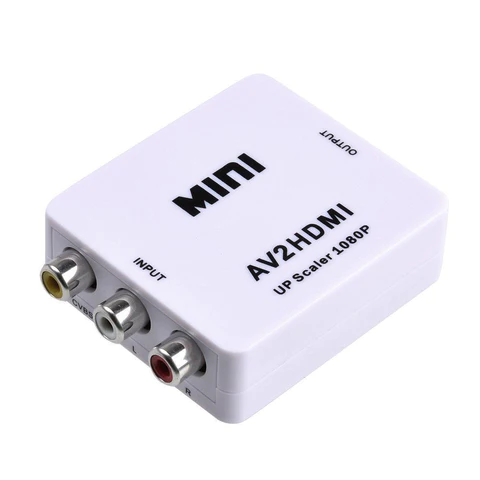 HD Video Converter Mini AV to HDMI UP Scaler 1080P