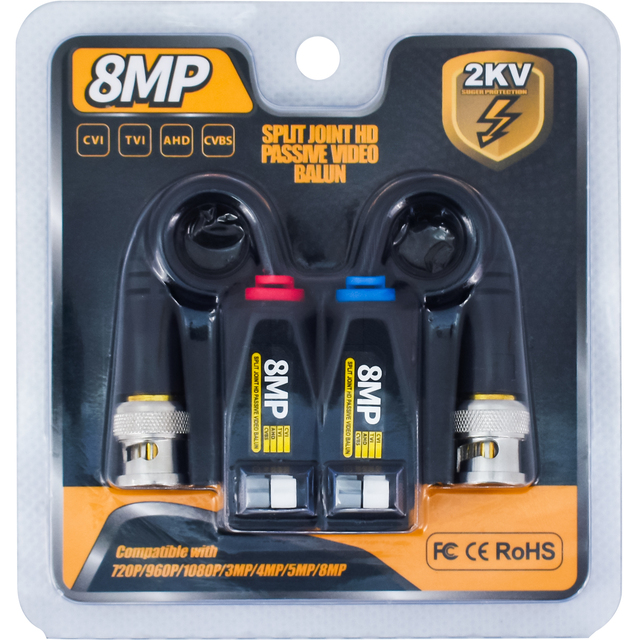 [C44-ES8] 8MP 2KV Video Balun [ES8]