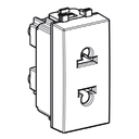 Polarized EuroAmerican Socket Unshuttered - 1 Module - 43B033