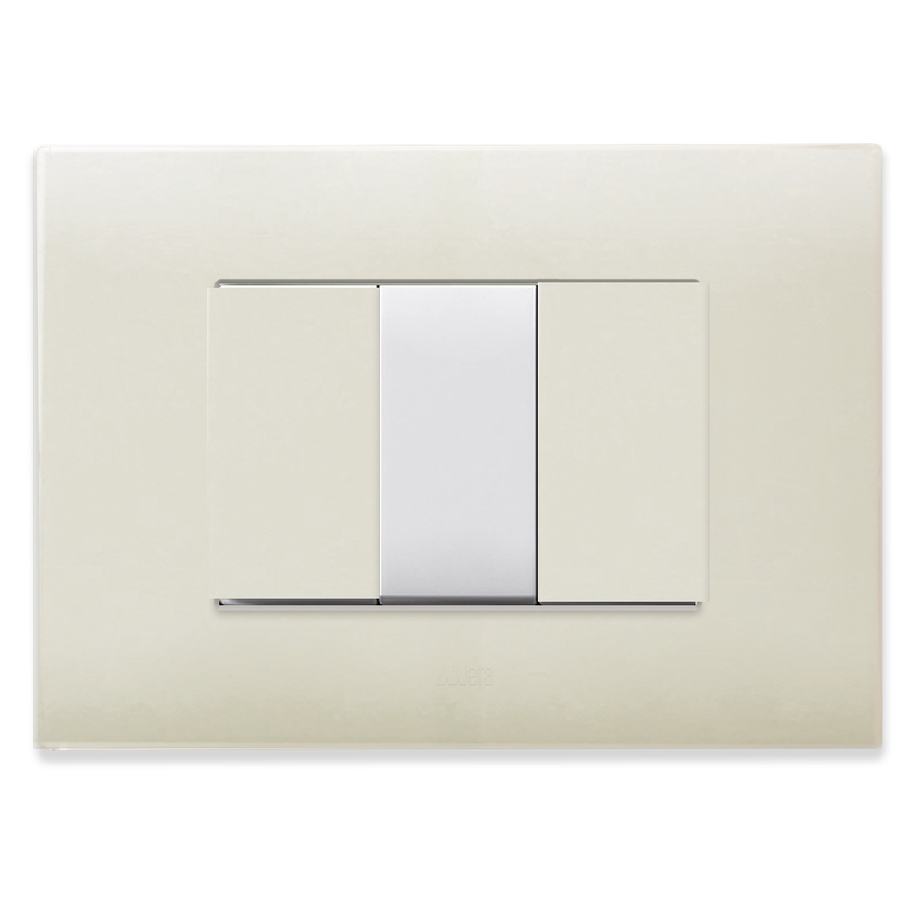 Moulded front plate Sand - 1 Module - 43BP01SA