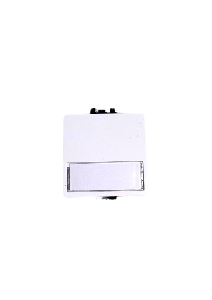 Push Button With Window For Lable - 2 Modules - 43B088