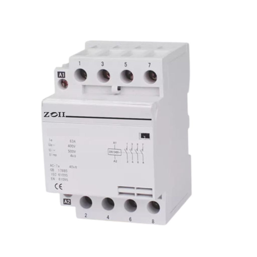 ZOII Contactor 4P 63A 3NO 1NC