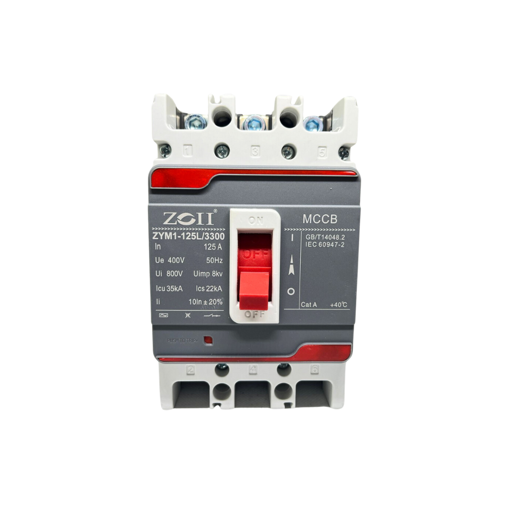 ZOII MCCB Breaker 3 Pole AC