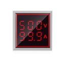 Ninuo Indicator Ammeter AD101-22VAMS 0~100A Max AC380 Red