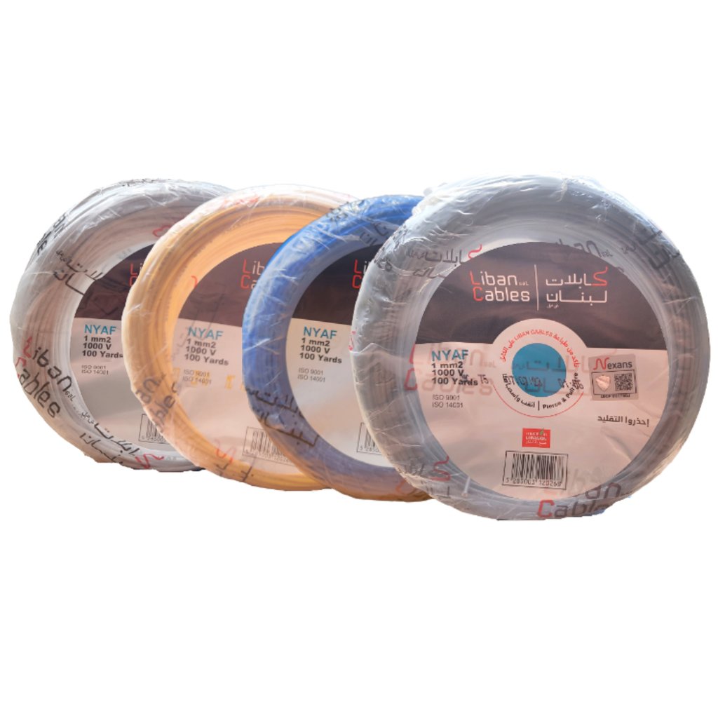 Liban Cables NYAF 1 100YD شريط مفرد شعري
