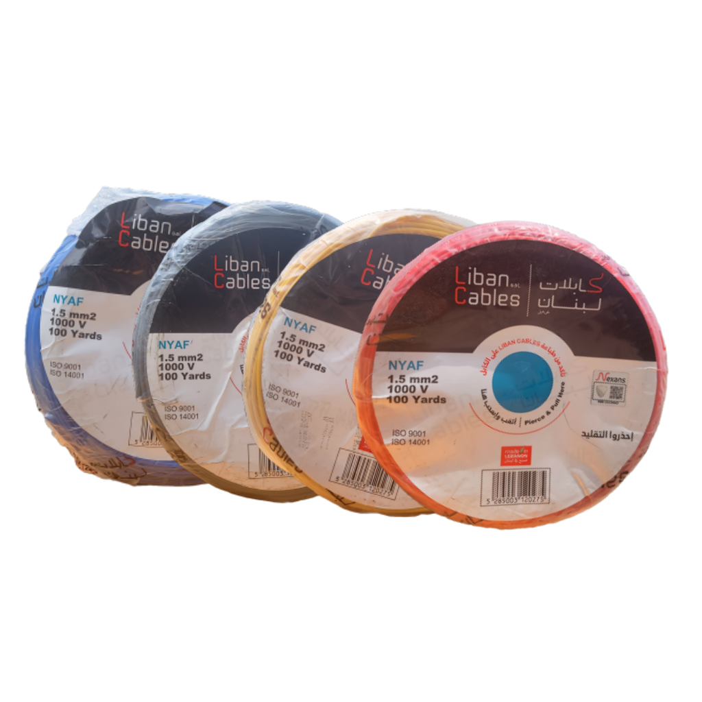 Liban Cables NYAF 1.5 100YD شريط مفرد شعري