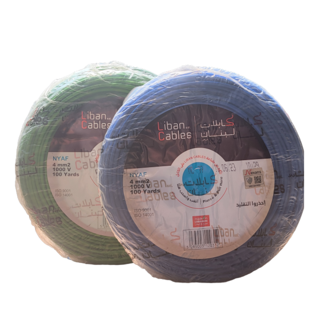 Liban Cables NYAF 4 100YD شريط مفرد شعري