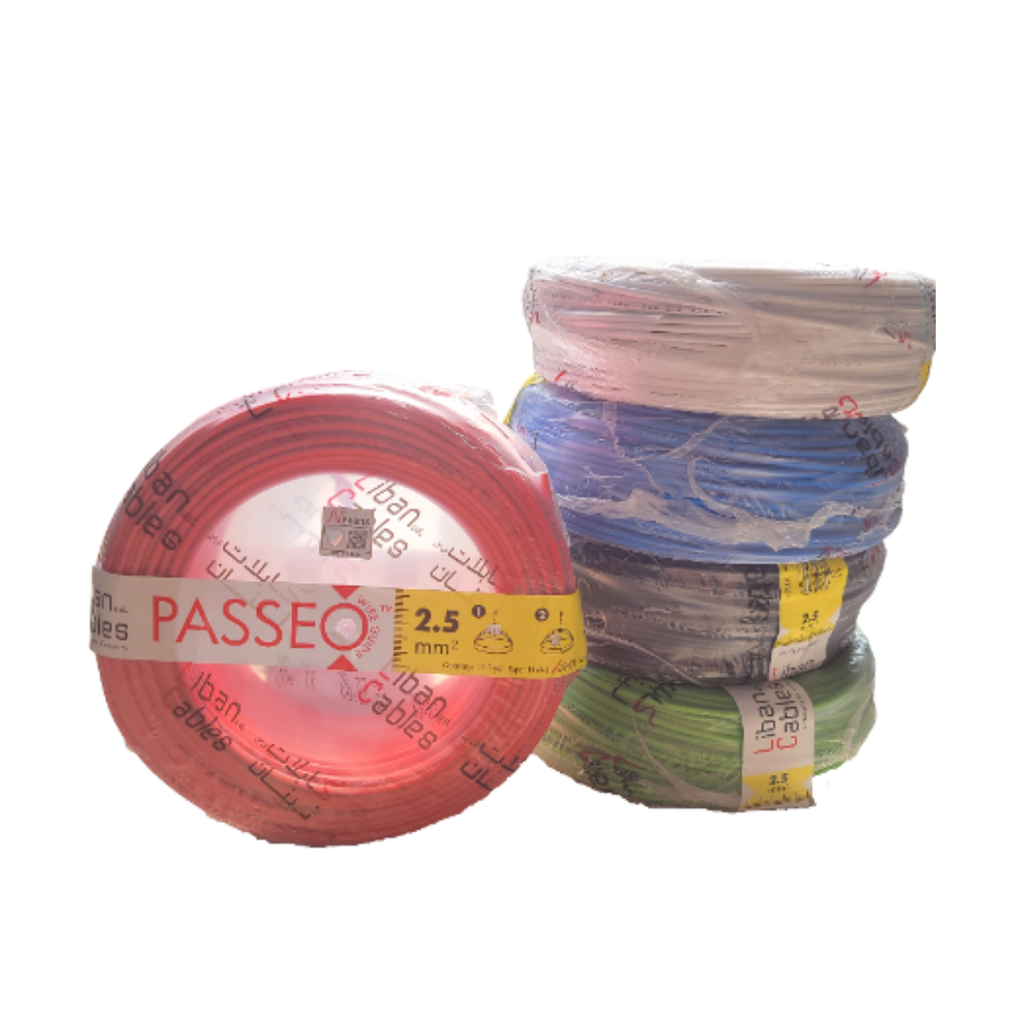 Liban Cables NYA 2.5 100YD شريط مفرد قاسي