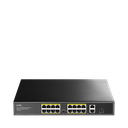 Cudy 16-Port 10/100M PoE+ Switch with 2GbE and 1 SFP Port, Model: FS1018PS1
