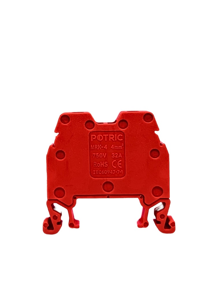 POTRIC Terminal Block MRK-4mm TR402 Red