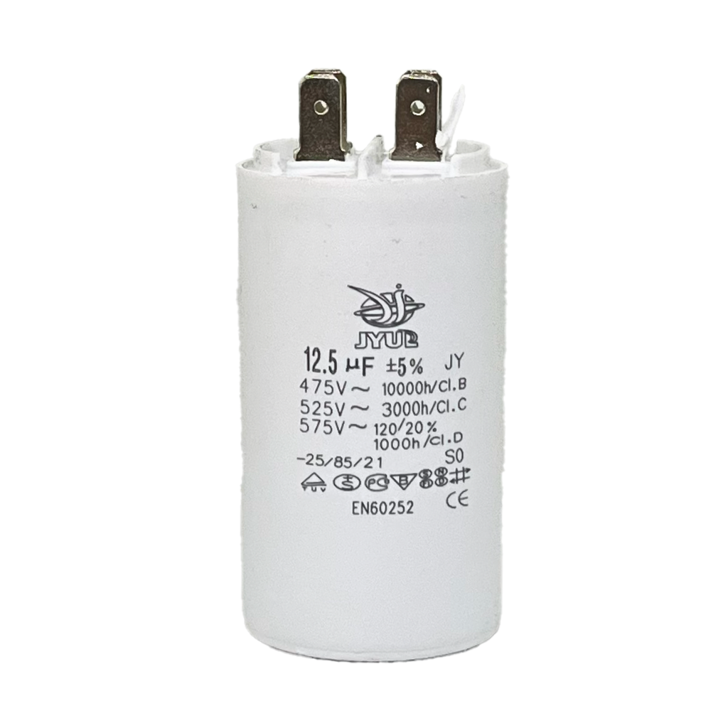 JYUL CBB60 CAPACITOR -2+2PIN CLASS B 12.5uf-475V 40*70