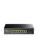 Cudy 8-Port Gigabit PoE+ Switch with 2 Gigabit SFP slots, GS1008PS2