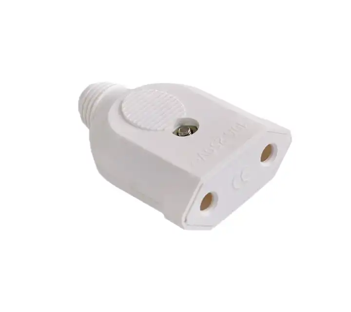 YAWEITAI "European 2 pin socket ABS, copper contactor, Ivory,10A 250V~" YW-7362