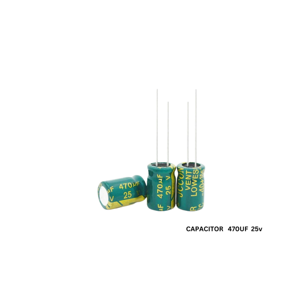 Capacitor 470μF 25V 10x12.5x5mm ®