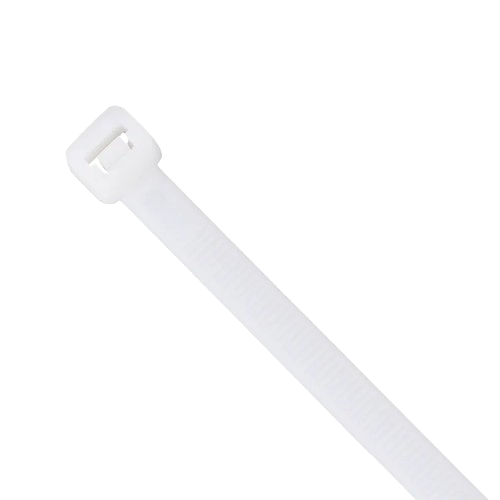D-T Nylon Cable Tie ET-3*120 Actual Size: 2.5*120mm White 100pcs/Bag